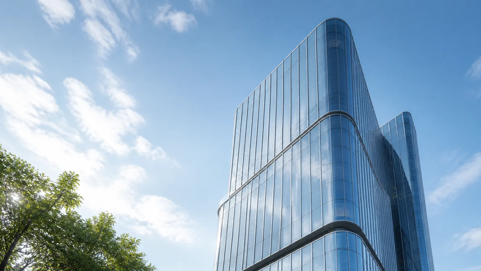 Modern office tower