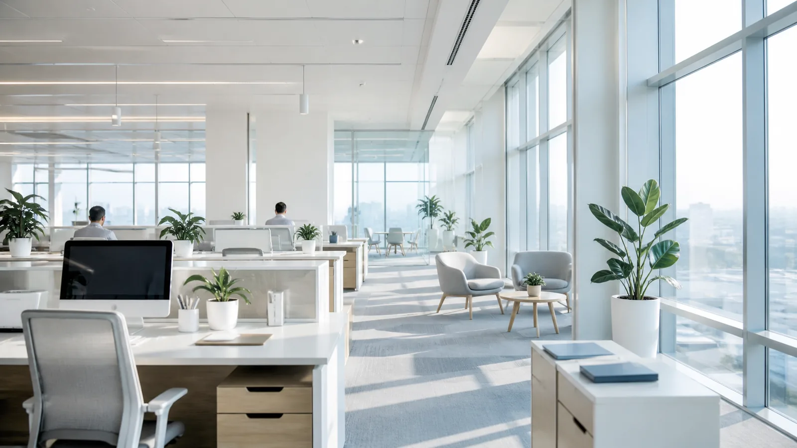 Open plan office